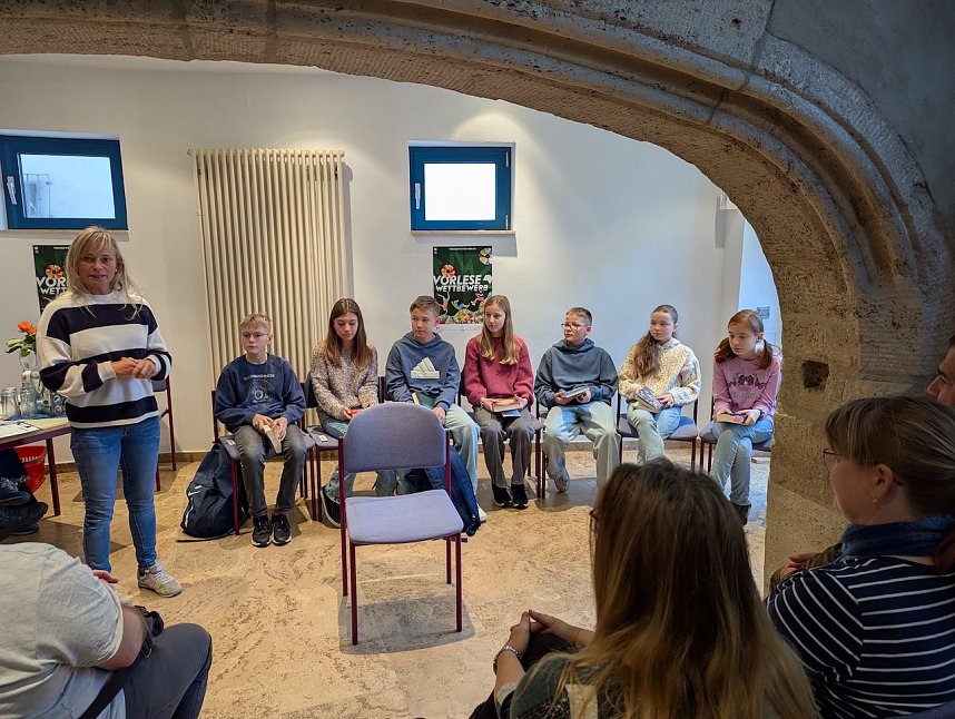 66. Vorlesewettbewerb in der Stadtbibliothek Johann Karl Wezel in Sondershausen
