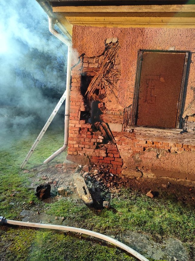 Brand im Schlosspark