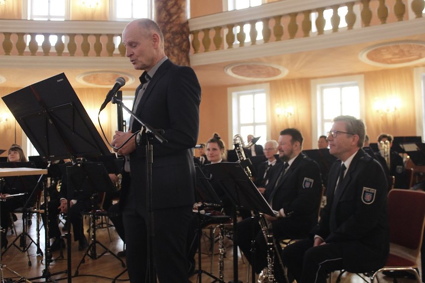 Konzert des Th&uuml;ringer Polizeiorchesters im Achteckhaus in Sondershausen