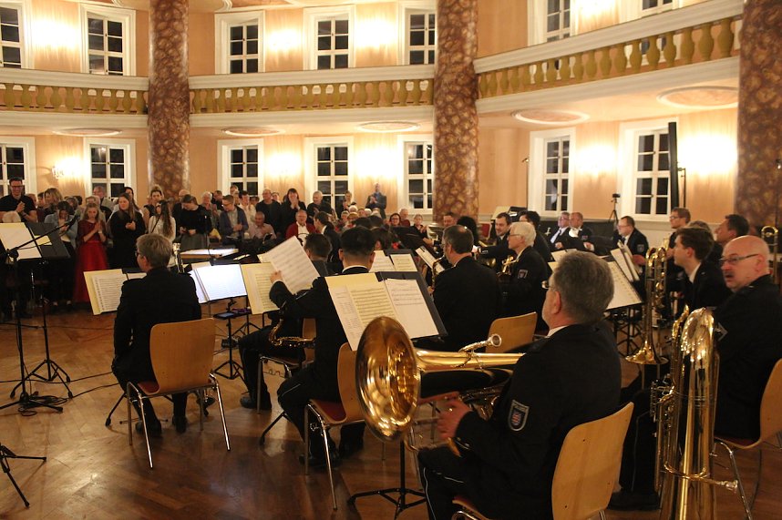 Konzert des Th&uuml;ringer Polizeiorchesters im Achteckhaus in Sondershausen