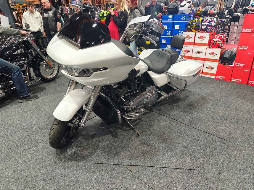 Peter Blei auf der Motorradmesse Erfurt