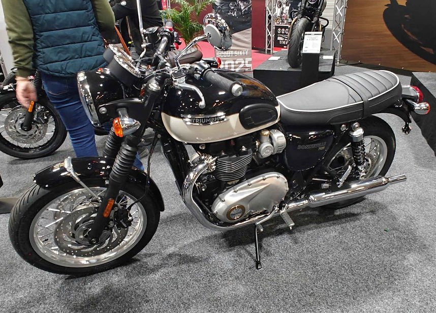 Peter Blei auf der Motorradmesse Erfurt