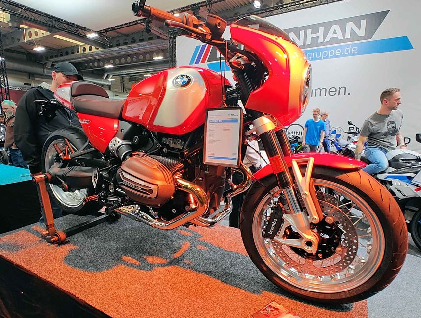 Peter Blei auf der Motorradmesse Erfurt