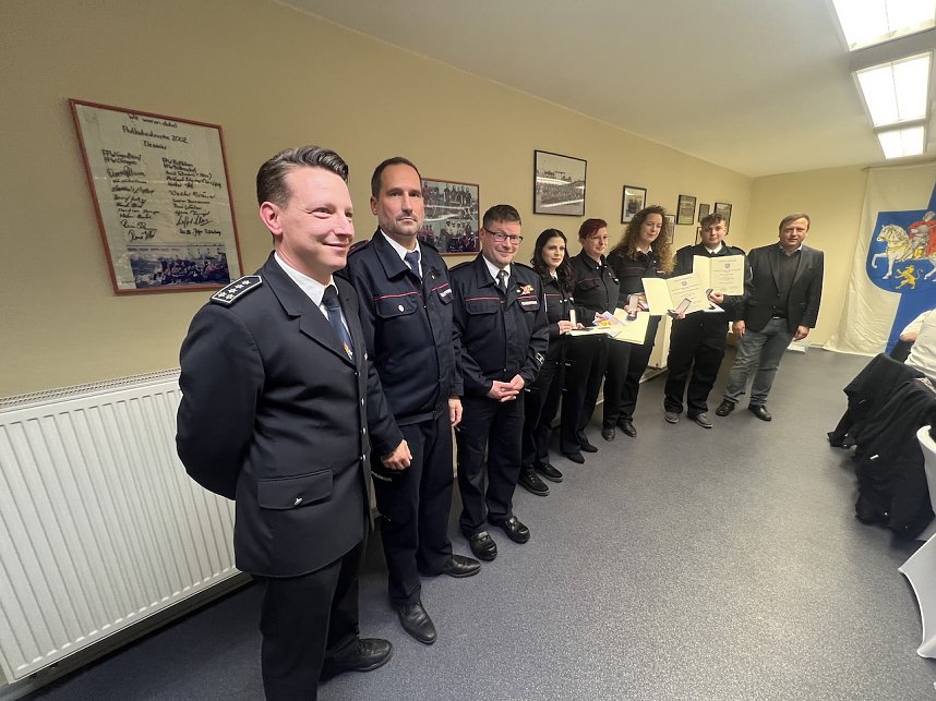 Jahreshauptversammlung bei der Feuerwehr Greu&szlig;en