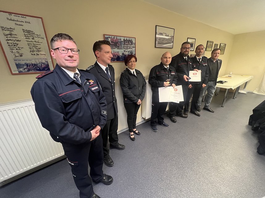 Jahreshauptversammlung bei der Feuerwehr Greu&szlig;en