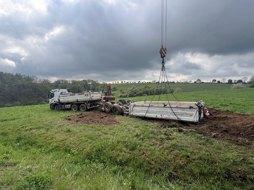 LKW-Unfall bei Badra