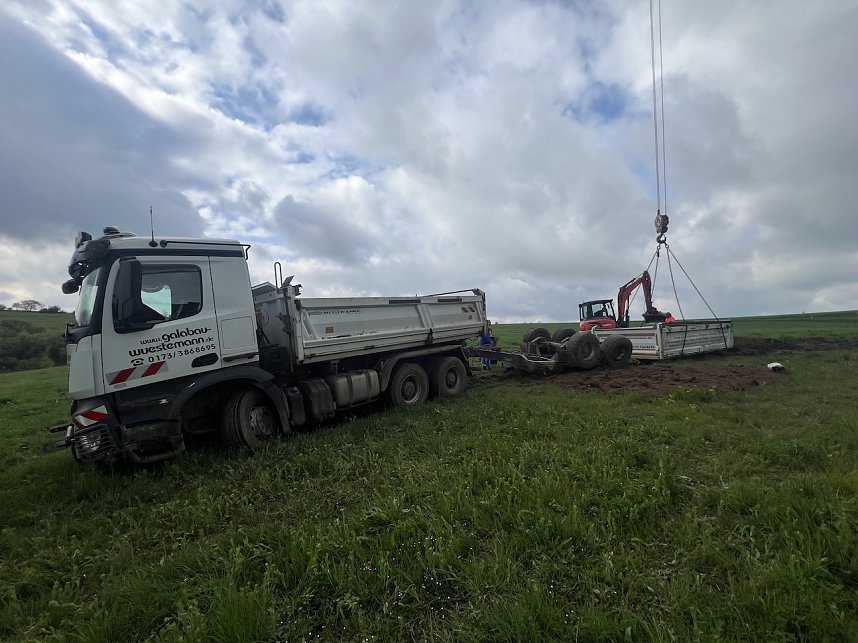 LKW-Unfall bei Badra