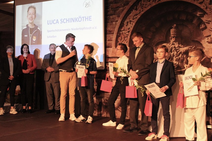 27. Kyffh&auml;user Sportgala im Burghof am Kyffh&auml;user