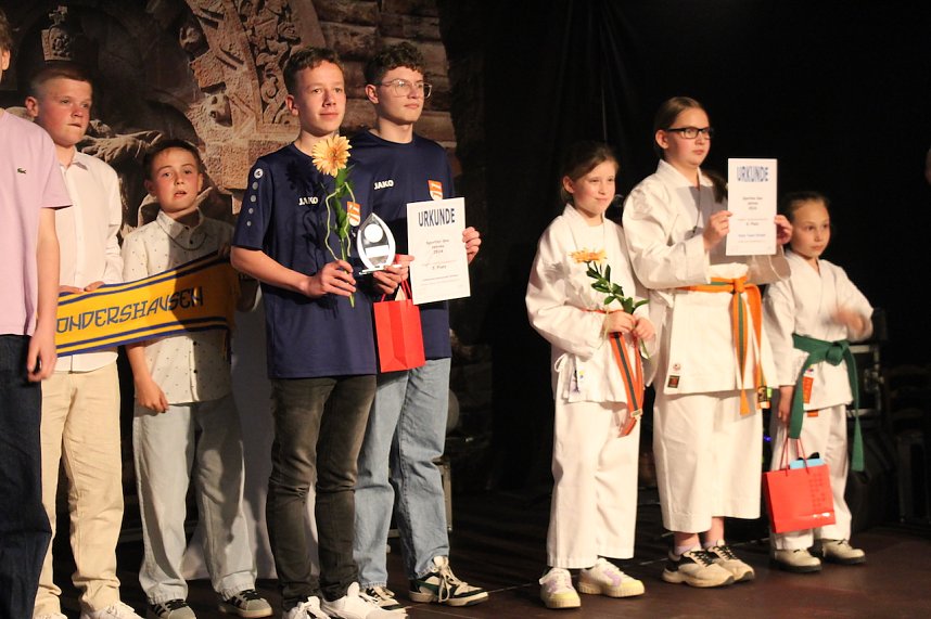 27. Kyffh&auml;user Sportgala im Burghof am Kyffh&auml;user