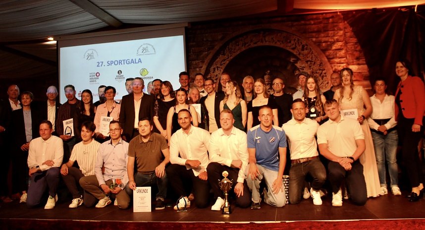 27. Kyffh&auml;user Sportgala im Burghof am Kyffh&auml;user