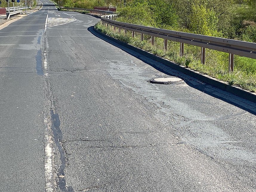 Schlechter Zustand der Martin-Andersen-Nex&ouml; Stra&szlig;e