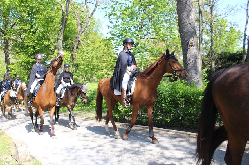 Impressionen Novalisritt 2025 am Schloss "Sophie von K&uuml;hn"  in Gr&uuml;ningen