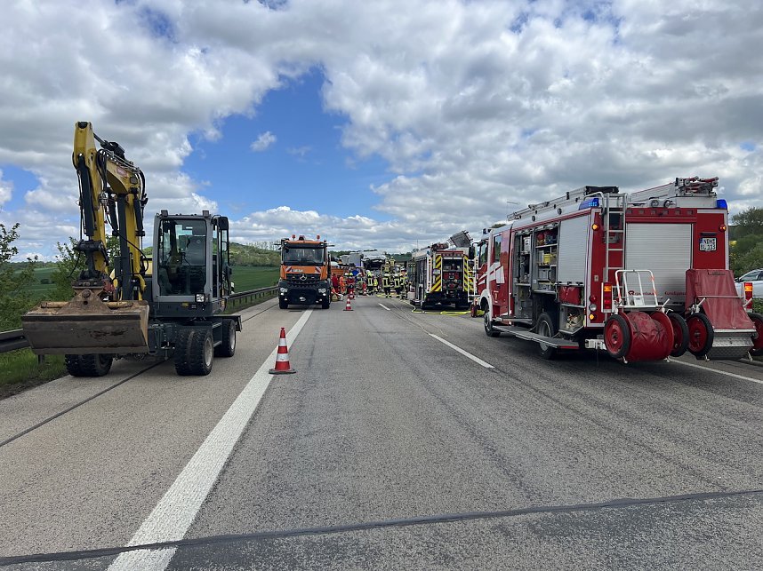 Unfall mit Todesfolge auf der Autobahn