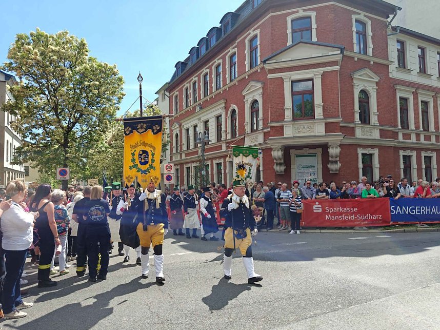 Internationale Bergparade in Sangerhausen 