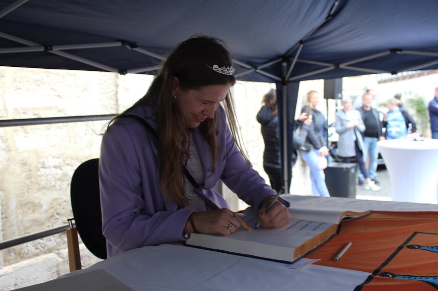 Empfang der Europacup-Siegerinnen in Bad Langensalza