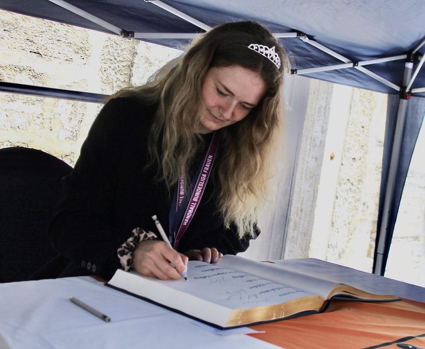 Empfang der Europacup-Siegerinnen in Bad Langensalza