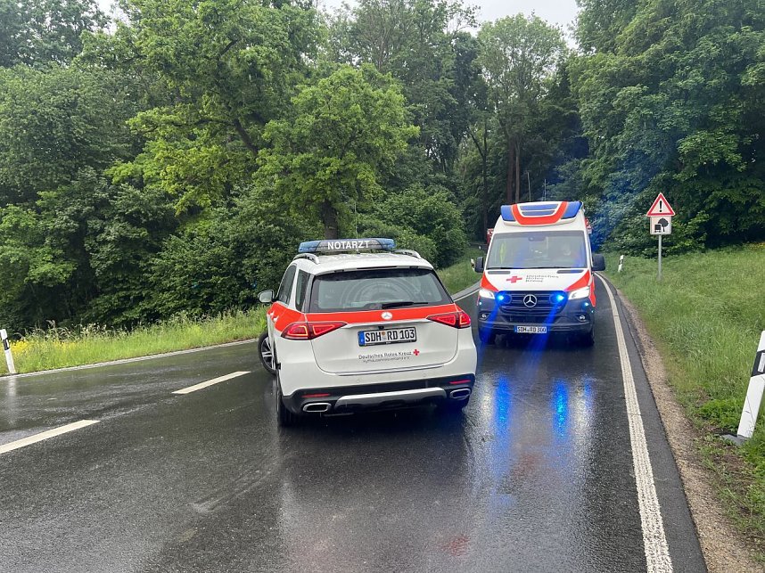 Unfall zwischen Toba und Dietenborn