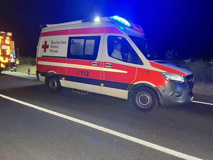 Unfall heute Nacht auf der B4