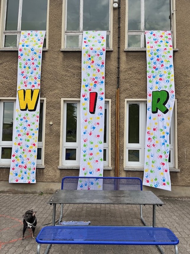 Mit gro&szlig;em Spa&szlig;,tanzten sich die Uderlebener Sch&uuml;ler in die Ferien