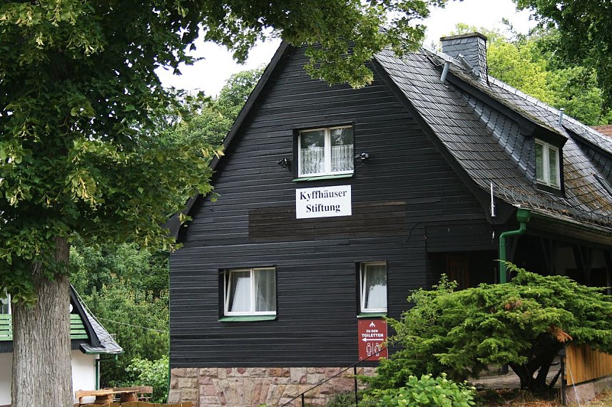 Bauarbeiten am neuen Besucherzentrum des Kyffh&auml;userdenkmals