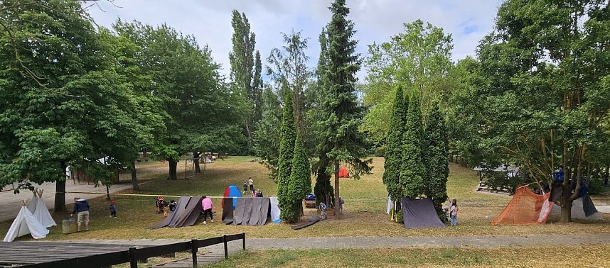 Sommerspa&szlig; mit den Kindern der Kindervilla in Bad Frankenhausen