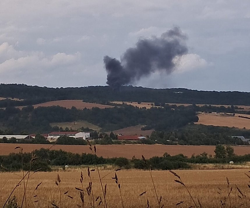 Brand in der Schie&szlig;anlage