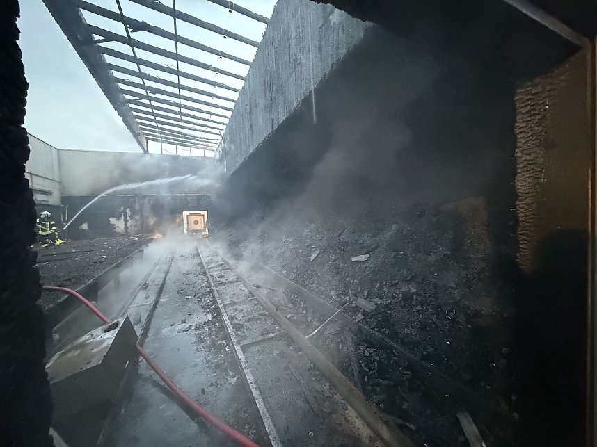 Brand in der Schie&szlig;anlage