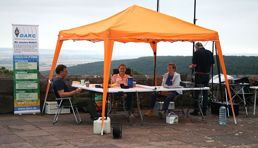 Funktertreffen am Kyffh&auml;userdenkmal