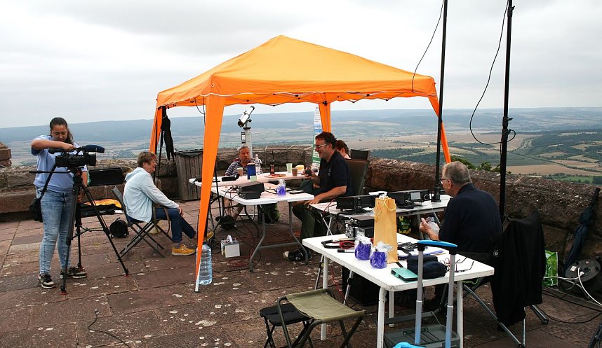 Funktertreffen am Kyffh&auml;userdenkmal