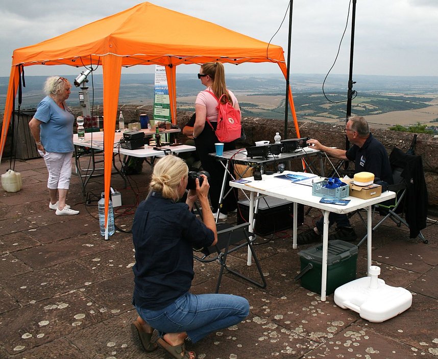 Funktertreffen am Kyffh&auml;userdenkmal