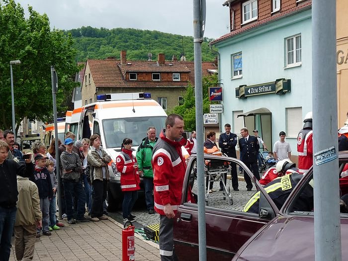 Rettungsarbeiten vor Ort