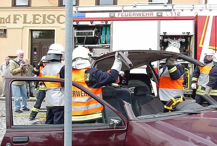 Rettungsarbeiten vor Ort