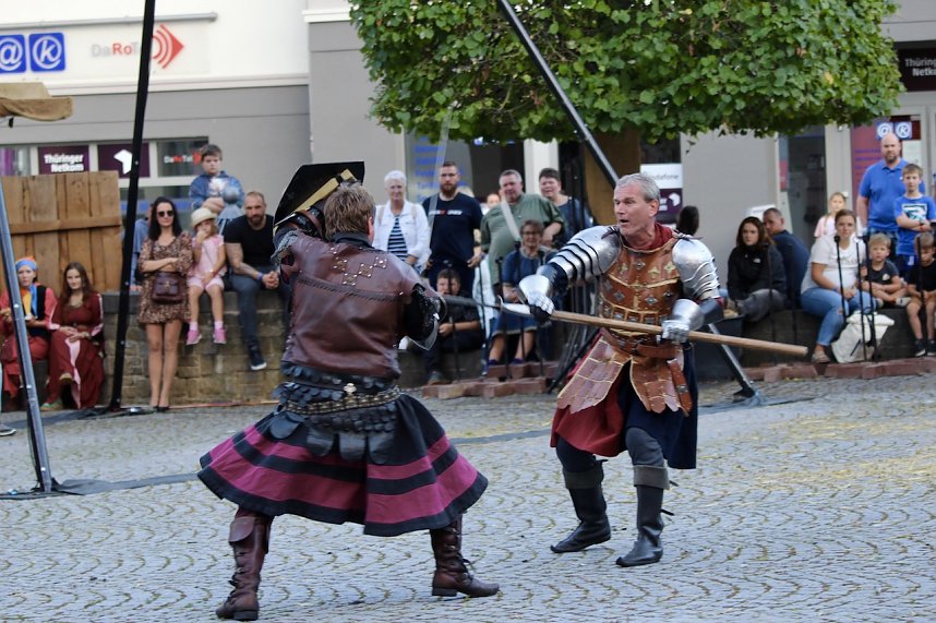 Rittergruppe HEROLD beim 31. Mittelalterstadtfest in Bad Langensalza