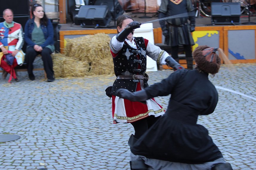 Rittergruppe HEROLD beim 31. Mittelalterstadtfest in Bad Langensalza