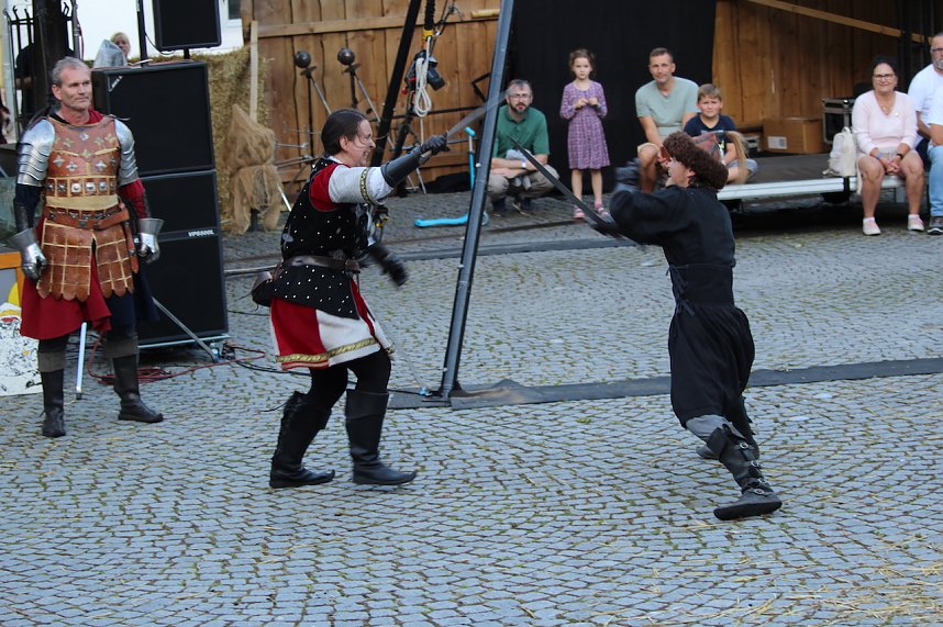 Rittergruppe HEROLD beim 31. Mittelalterstadtfest in Bad Langensalza