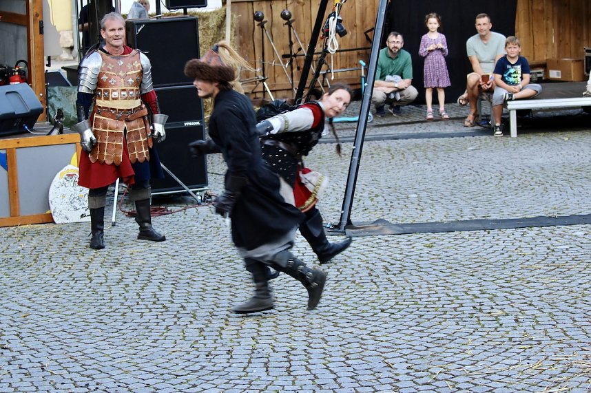 Rittergruppe HEROLD beim 31. Mittelalterstadtfest in Bad Langensalza