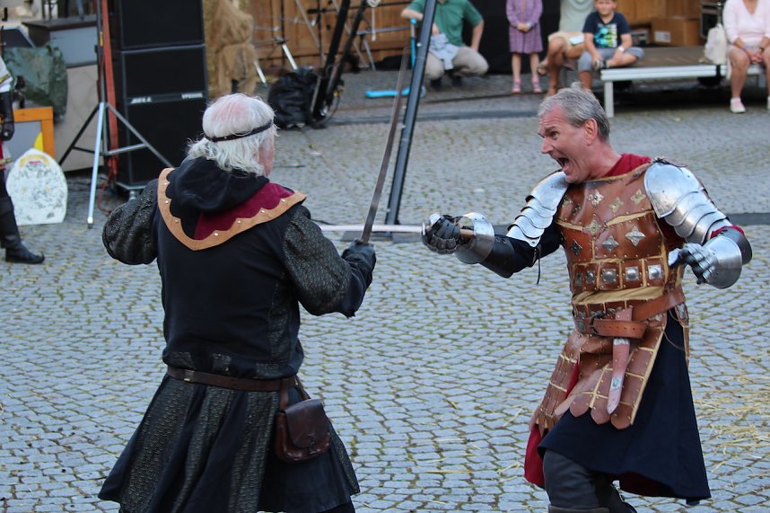Rittergruppe HEROLD beim 31. Mittelalterstadtfest in Bad Langensalza