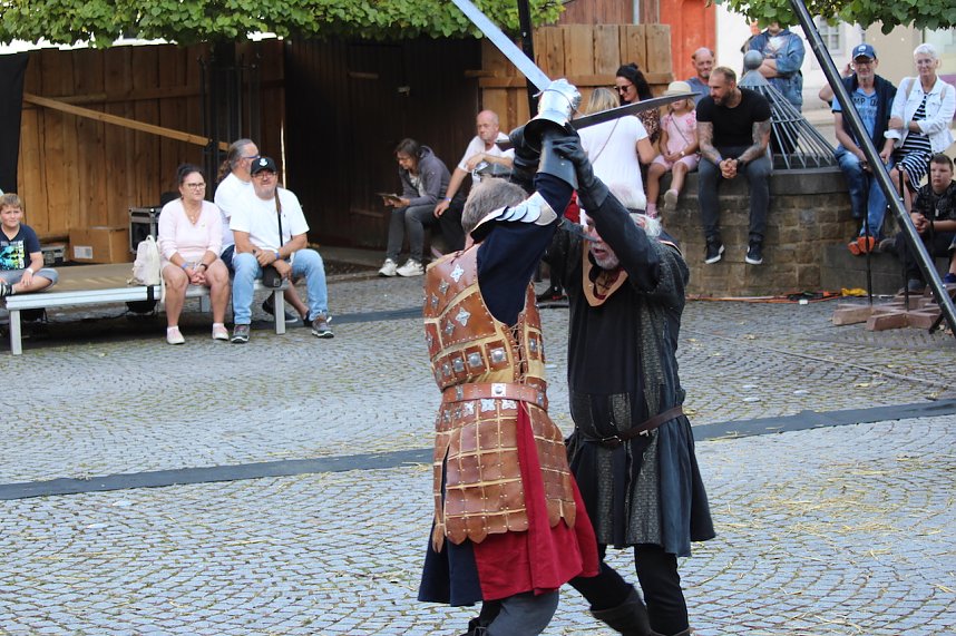 Rittergruppe HEROLD beim 31. Mittelalterstadtfest in Bad Langensalza