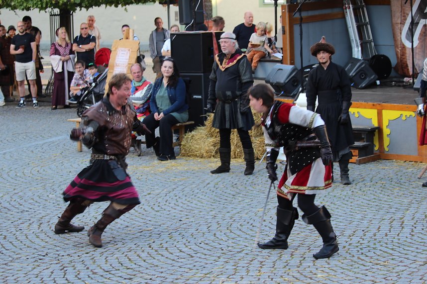 Rittergruppe HEROLD beim 31. Mittelalterstadtfest in Bad Langensalza