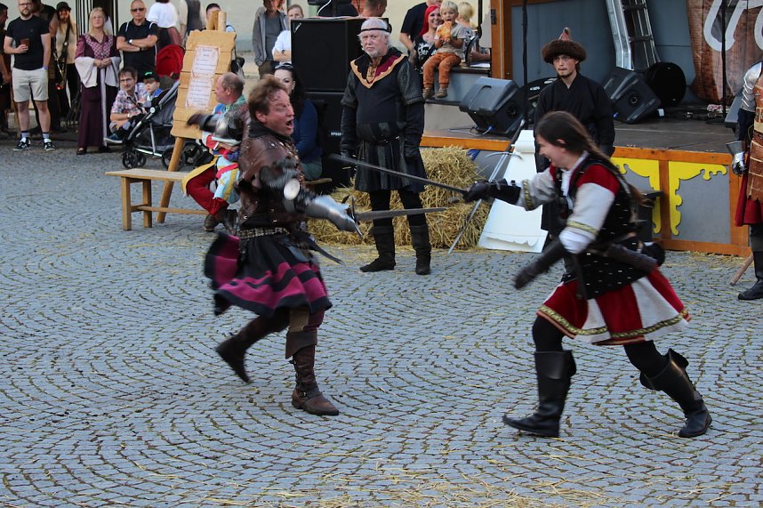 Rittergruppe HEROLD beim 31. Mittelalterstadtfest in Bad Langensalza