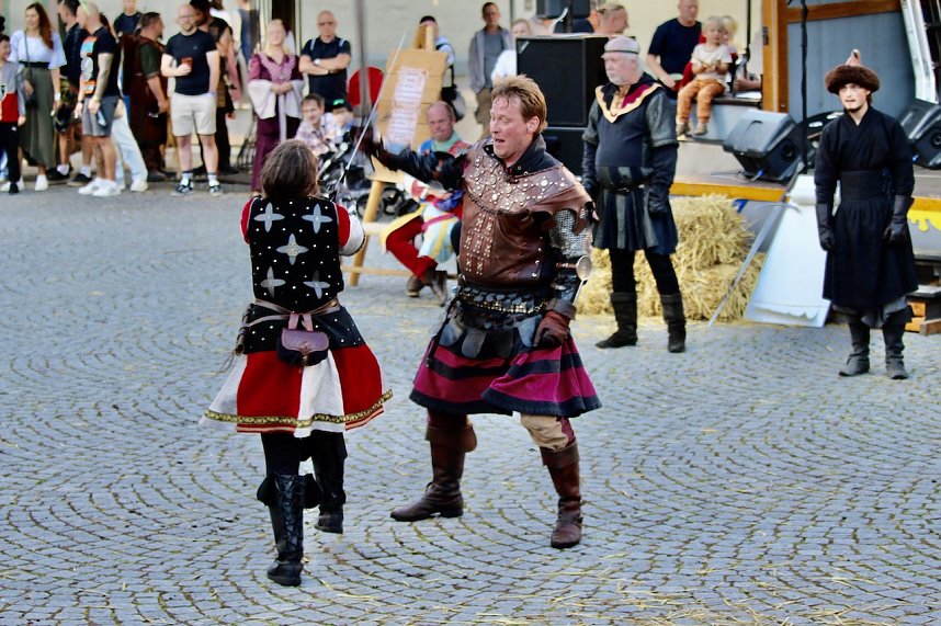 Rittergruppe HEROLD beim 31. Mittelalterstadtfest in Bad Langensalza