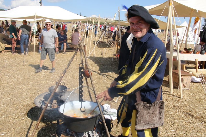 Nachstellung der Bauernschlacht bei Bad Frankenhausen