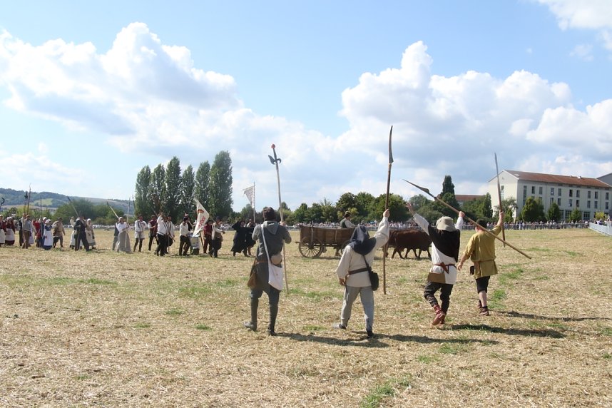 Nachstellung der Bauernschlacht bei Bad Frankenhausen