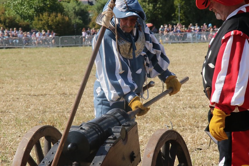 Nachstellung der Bauernschlacht bei Bad Frankenhausen