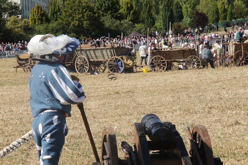 Nachstellung der Bauernschlacht bei Bad Frankenhausen