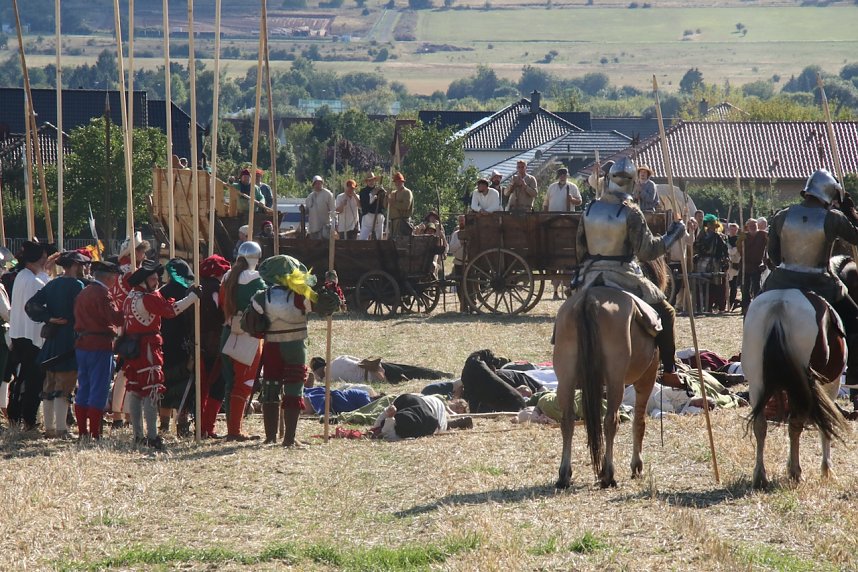Nachstellung der Bauernschlacht bei Bad Frankenhausen