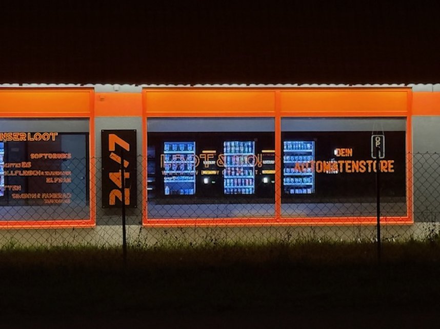 LOOT & GO! an der Bundesstra&szlig;e B85 in Bad Frankenhausen