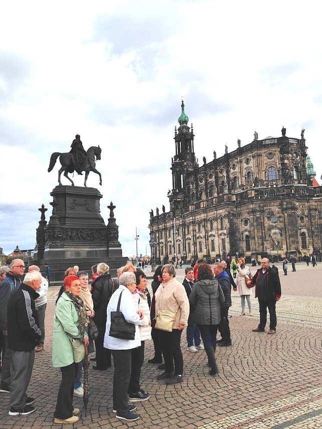 Frankenh&auml;user Frauenchor besucht interessante Orte in Dresden