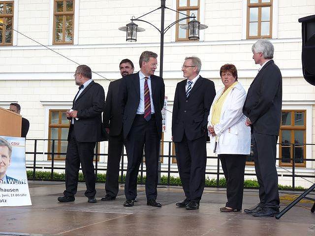 Christian Wulff 2009 in Sondershausen