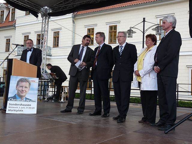 Christian Wulff 2009 in Sondershausen